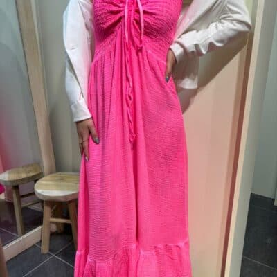 Longue robe fushia 26979