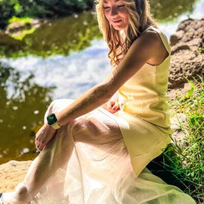 Jupe pull tulle 27057