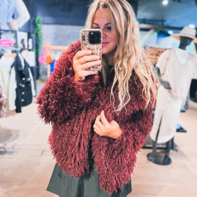 Veste bordeaux 26387