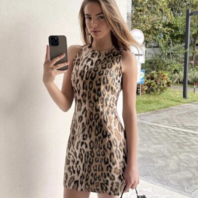 robe leopard 27196