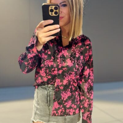 Chemise fushia 27403