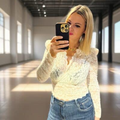 Blouse dentelle 27398