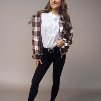 Veste carreaux 27373