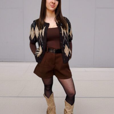 Gilet carreaux 27427