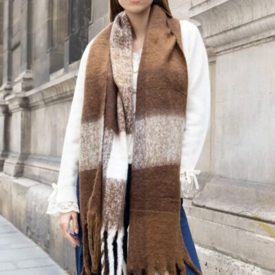 Echarpe chaude carreaux 27208