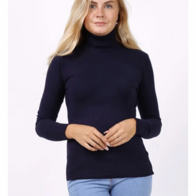 Pull col roulé 26322