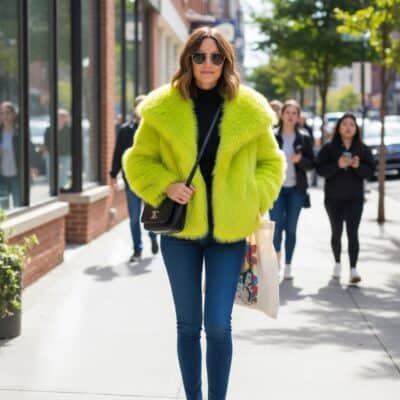 Veste fourrure 4coloris  27470