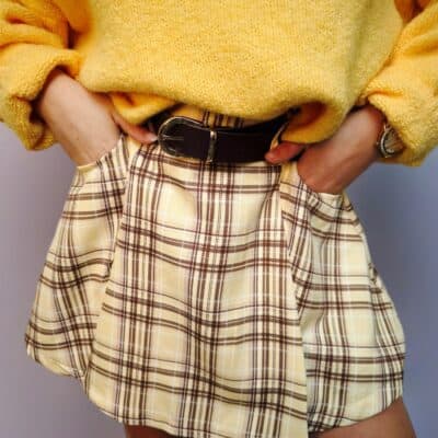 Jupe/short carreaux 27513