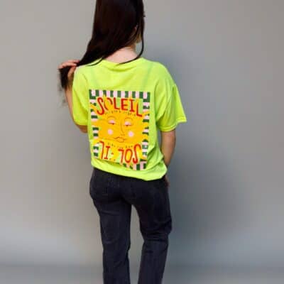 T-shirt jaune fluo 26826