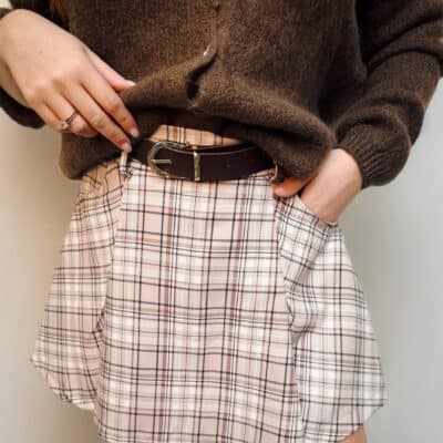 Jupe/short carreaux 27513