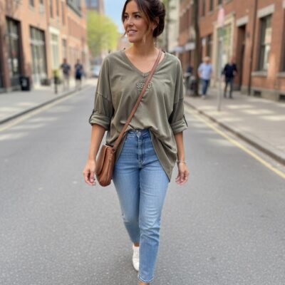 Blouse overzise 27278