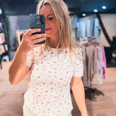 t-shirt fleurs 27551