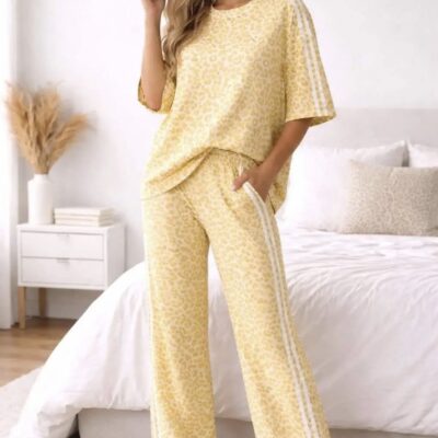 ensemble jogg leopard