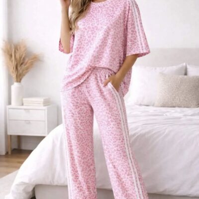 ensemble jogg leopard