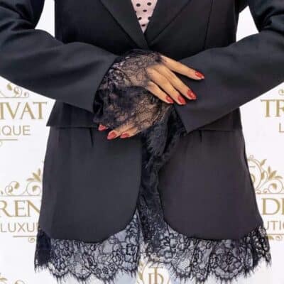 Veste tailleur dentelle 27520