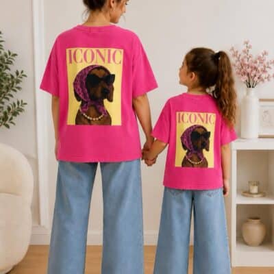 lot t-shirt enfant + t-shirt maman