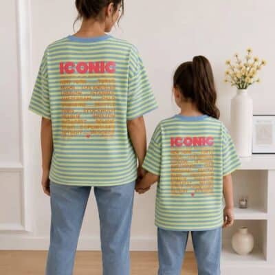 lot t-shirts enfant/maman