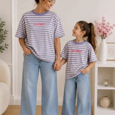 Lot t-shirt enfant/maman