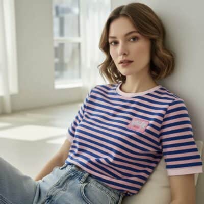 T-shirt ligné 27618