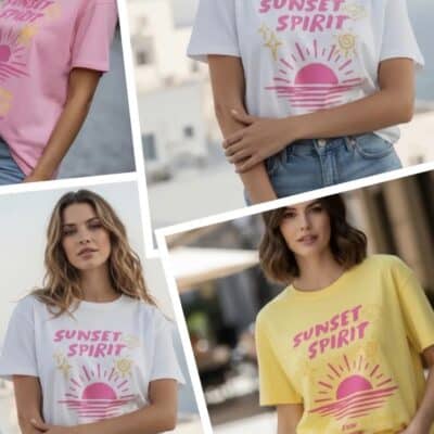 T-shirt Sunset 27515