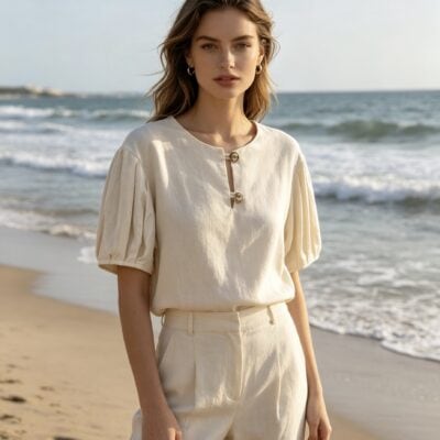 Blouse lin 27754