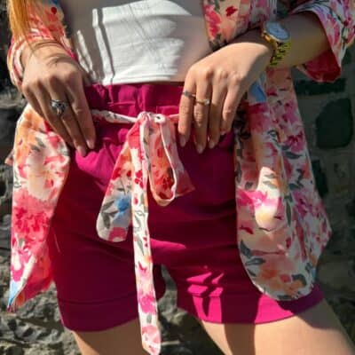Short fushia 27626