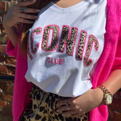 T-shirt iconic Leopard 27628
