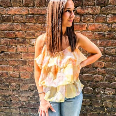 Blouse à volants