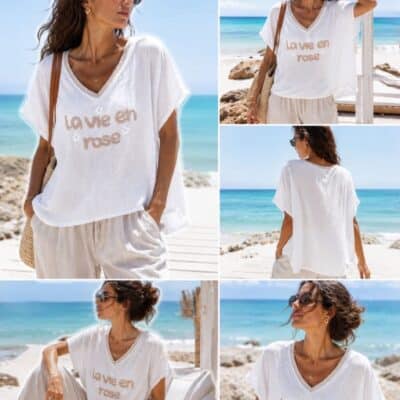T-shirt la vie en rose 27816
