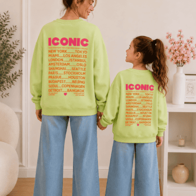 Sweat iconic adulte: 4 coloris