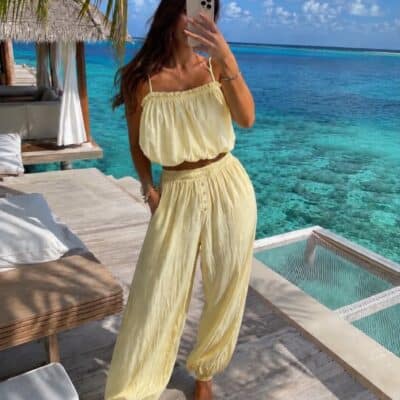ensemble pantalon + top 27908