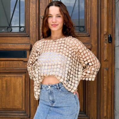 Blouse dorée 27919