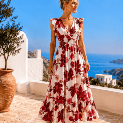 Robe bordeaux 27874