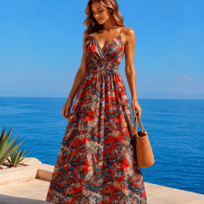 Robe orange 27875