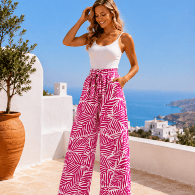 Pantalon fushia 27876