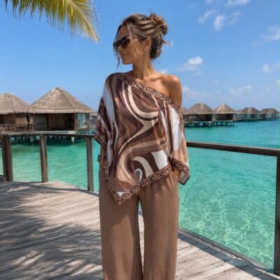 blouse foulard