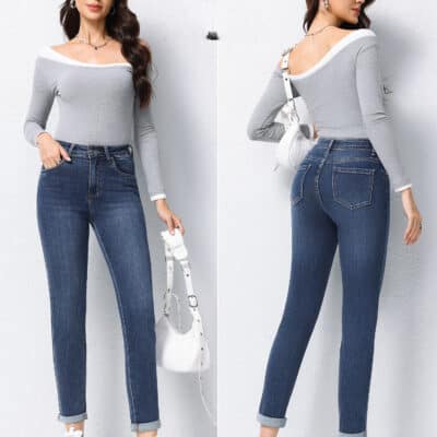Jeans slim bleu 27924
