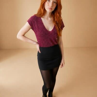 Blouse paillettée 27953