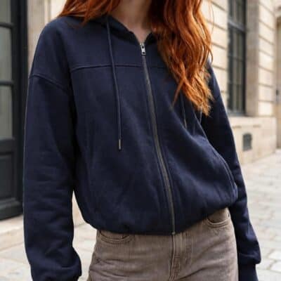 Veste daim oversize 27975