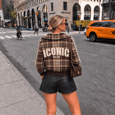 Gilet carreaux iconic 28003