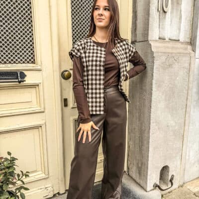 Gilet carreaux 28043