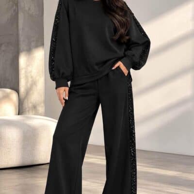 Ensemble jogging paillettes 28054