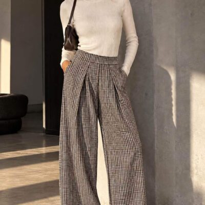 Pantalon carreaux 28061